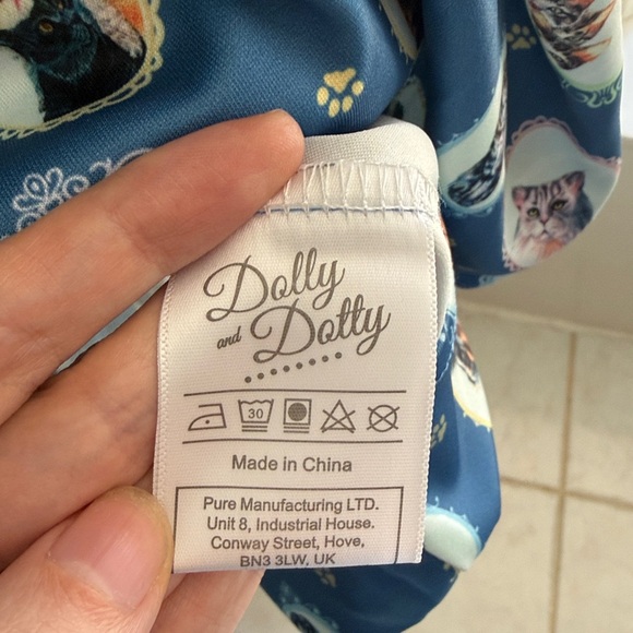 NWOT Cat Portrait Dress-US 12 - Picture 4 of 6